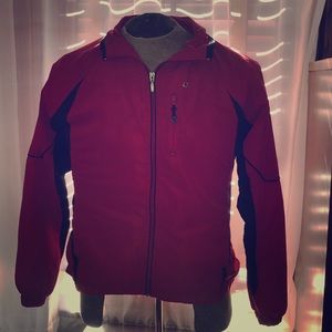 Danskin red lightweight jacket